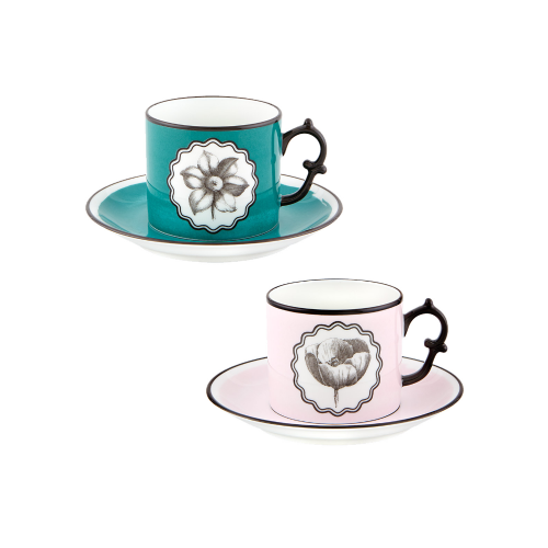 Herbariae Tea Cups and Saucers | Set of 2