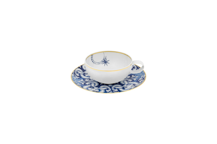 Ensemble Tasse et Soucoupe à Thé Transatlantica