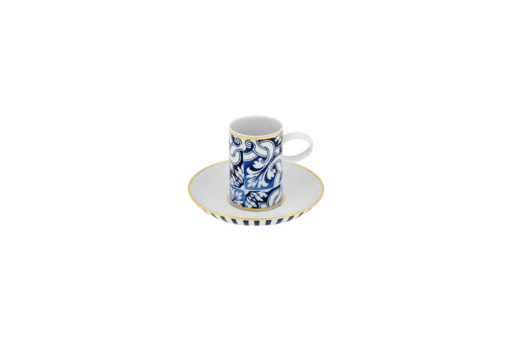 Ensemble Tasse et Soucoupe à Espresso Transatlantica