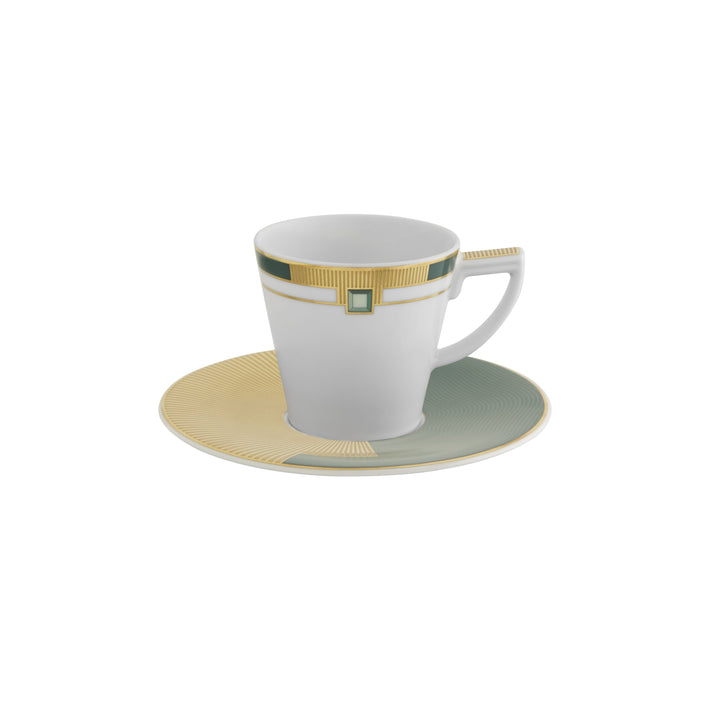 Ensemble Tasse et Soucoupe à Espresso Emerald