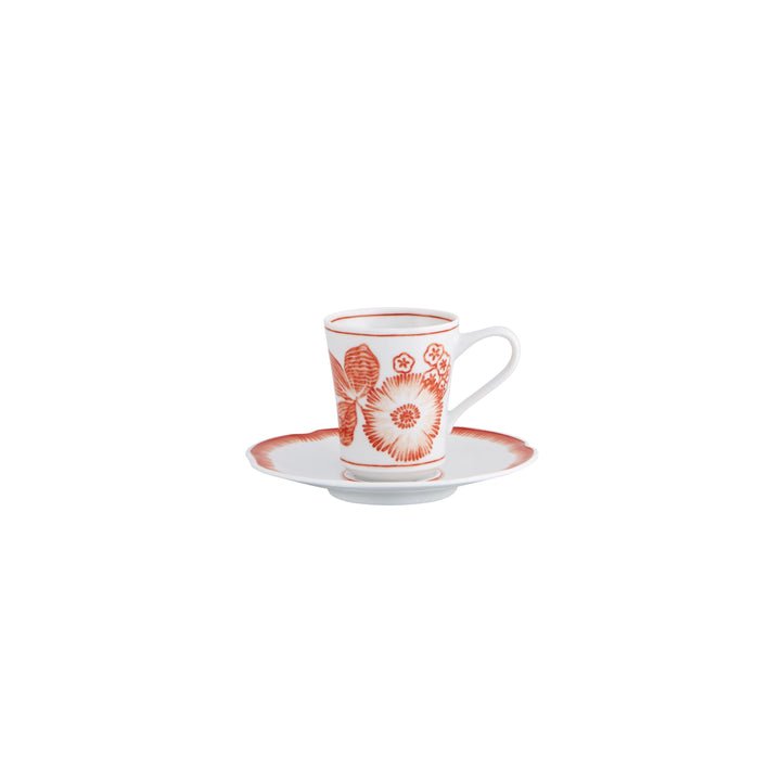 Coralina Espresso Cup and Saucer Set