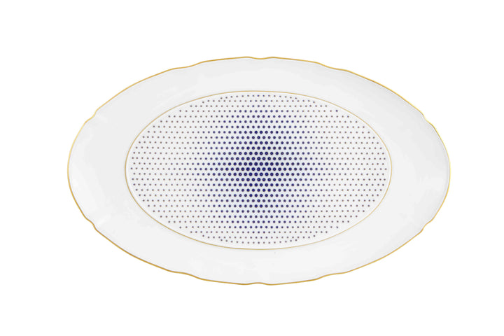 Medium Oval Tray Gold Constellation