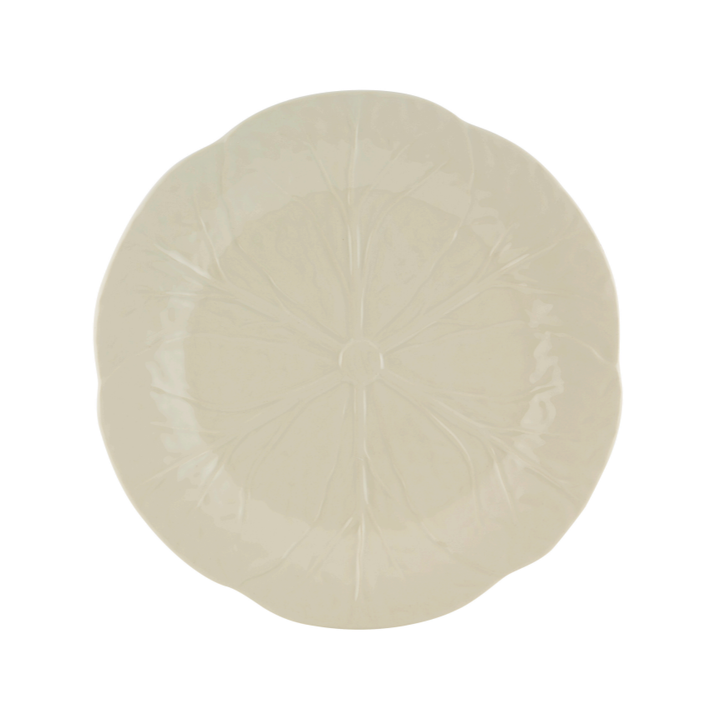 Assiette à Dîner Chou Blanc