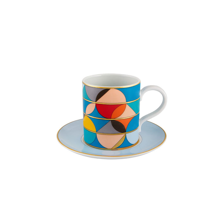 Futurismo tea cup and saucer