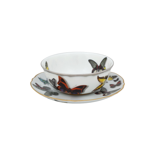 Butterfly Parade Consumme Cup and Saucer